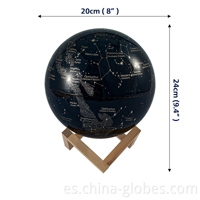 globo de la lámpara de la luna moon lamp globe